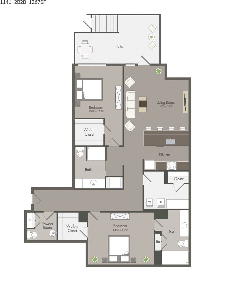 3B1 floor plan